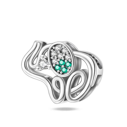 Heißer Verkauf 925er Sterlingsilber, bunter und funkelnder Elefant, baumelnder Charm für Armband, schöner Schmuck, Accessoires, Geschenke