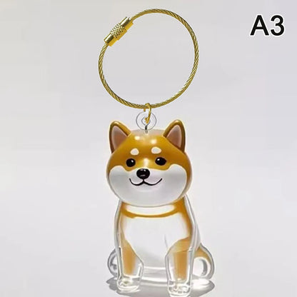 Klarer Welpenhaar-Gedenk-Andenken, Haustier-Hund, Fellbehälter, DIY-Anhänger, Schlüsselanhänger, Dekor, Haustierliebhaber, Heim-Display, Geschenke