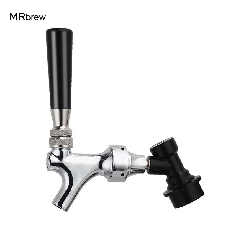 Handwerk Bier Wasserhahn Bier Wasserhahn mit Flüssigkeit Ball Lock Schnell Trennen Montage, Chrom Bier Spender Bier Soda Hause Brauen Kit