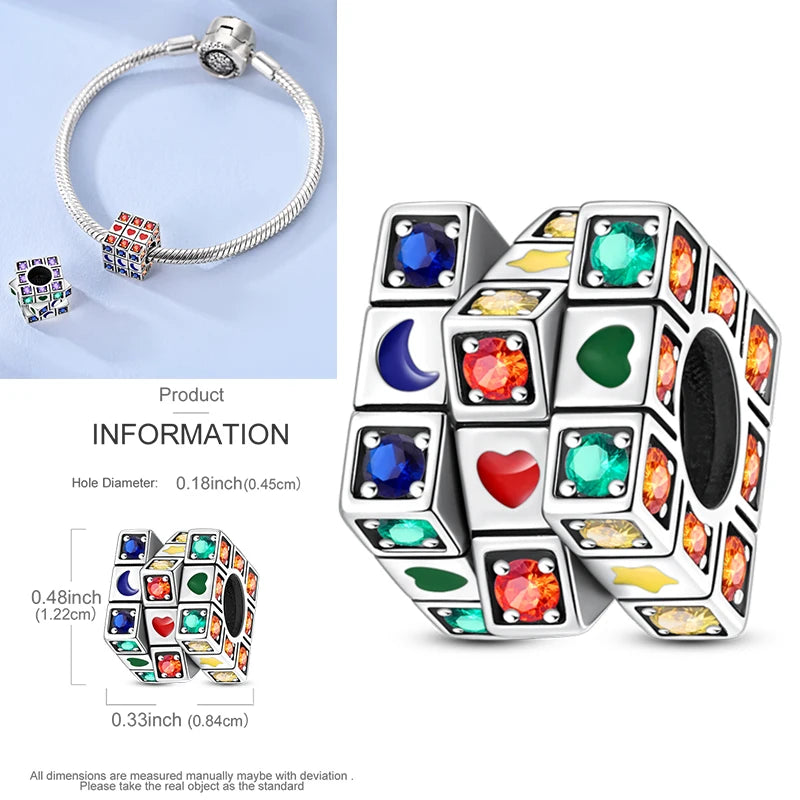 Katze Schmetterling Gänseblümchen CZ Pave Clip Charms Positionierung Schnalle 925 Sterling Silber Silikon Spacer Perlen passen Original Racelet DIY