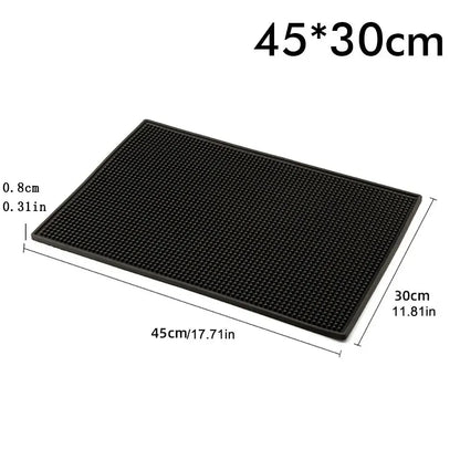 Gummi Bar Matte Anti-slip PVC Cafe Bar Matten Hause Tasse Matte Wasserdicht Hitzebeständige Langlebig Küche Ablauf Matte Geschirr trocknen Matten