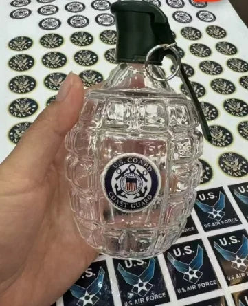 Whiskey-Dekanter-Flasche, Granatform aus Borosilikatglas mit luftdichtem Korken, langlebiges Hausbarzubehör für Scotch/Wein/Schnaps