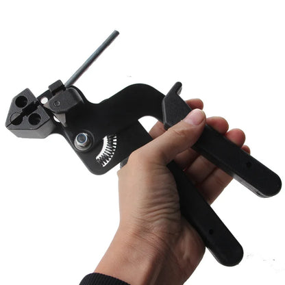 Automatisches Zip-Spannwerkzeug, Kabelbinder, Zange, Kabelbinder, Pistolen, Handbefestigungsband aus Edelstahl, Schneidwickelwerkzeug