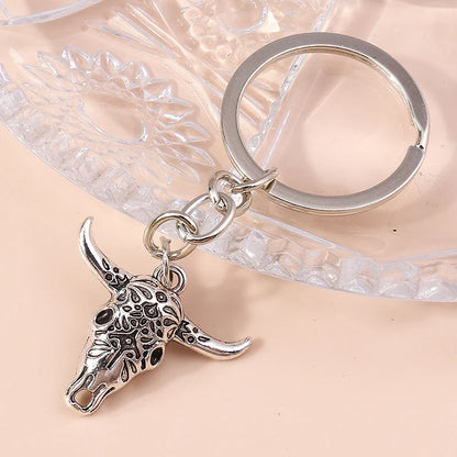 Retro Truthahn Glück bösen Blick Schlüssel bund Edelstein Kristall Schlüssel ring Anhänger für Auto Schlüssel halter Handtasche Dekor DIY Schmuck Geschenke