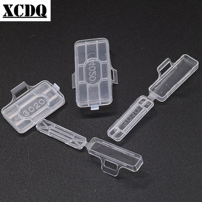 50 stücke Kabel Label Tag Box Transparent Kunststoff Kabelbinder Marker Tag Draht Zeichen Name Halter Display Identifikation Dichtung Fall LMC