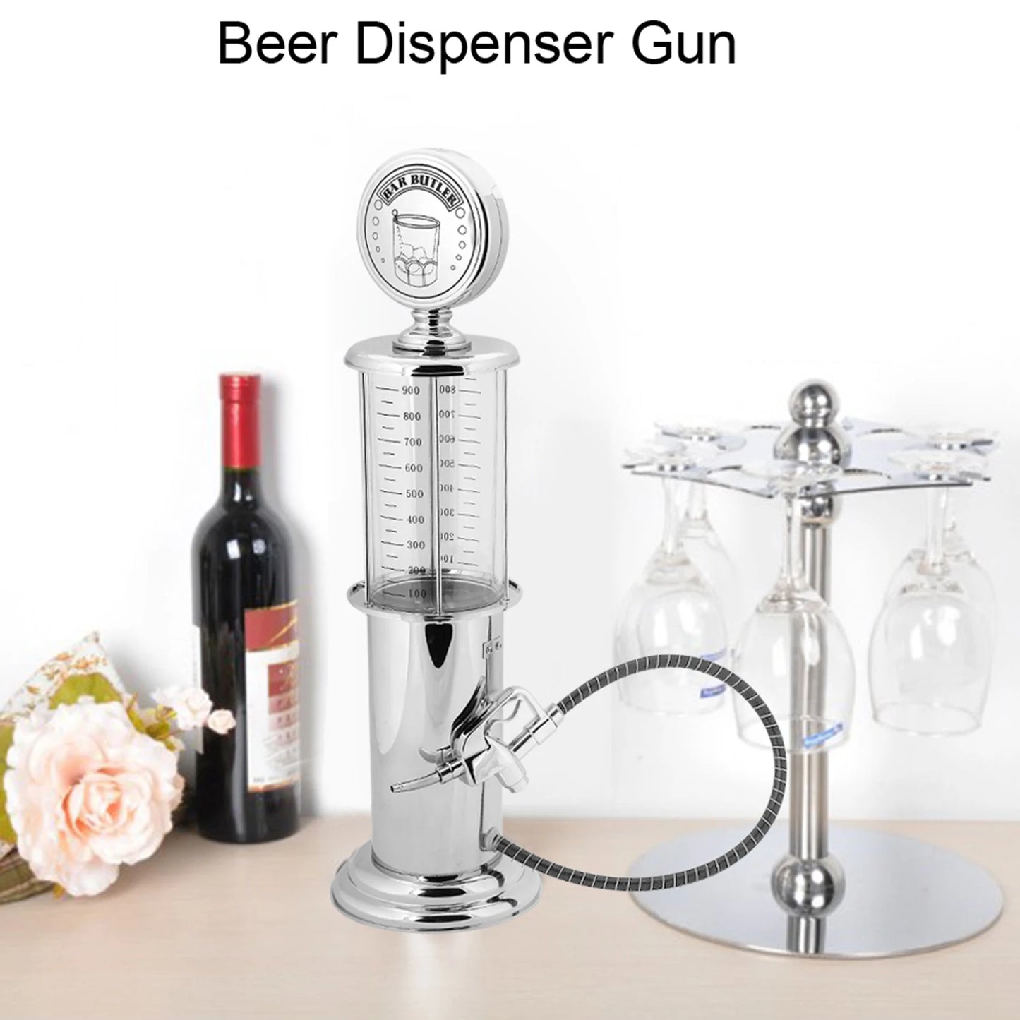 1000cc Single Gun Wein Getränk Schnaps Alkohol Bier Spender Container Bar Zubehör Bar Werkzeug