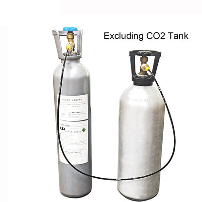 Nachfüllstation-Ladeadapter übertragen Stickstoff-Argon-CO2 von 40L-Flasche auf kleine Schweißtanks G5/8, W21.8-14, CGA320
