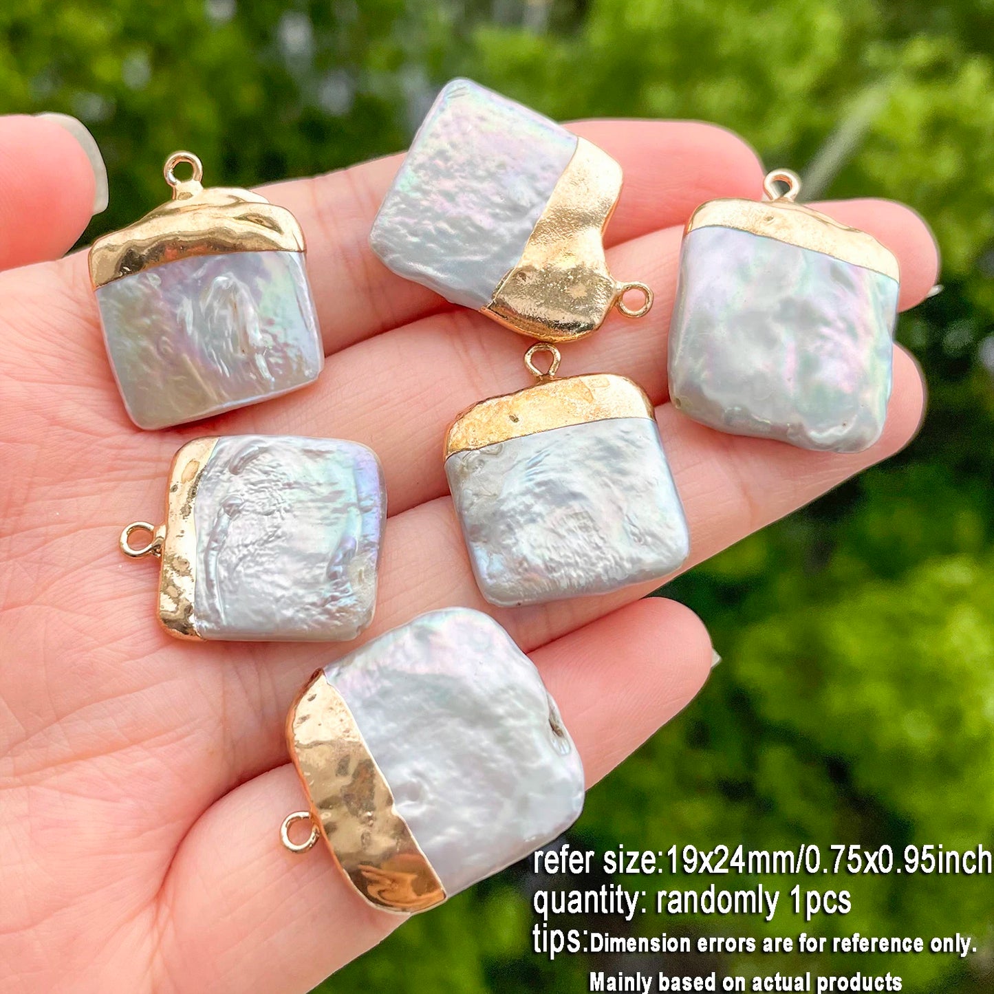 1 stücke Natürliche Süßwasser Perle Anhänger Exquisite Unregelmäßige Barock Geformt Für Schmuck Machen DIY Halskette Armband Zubehör