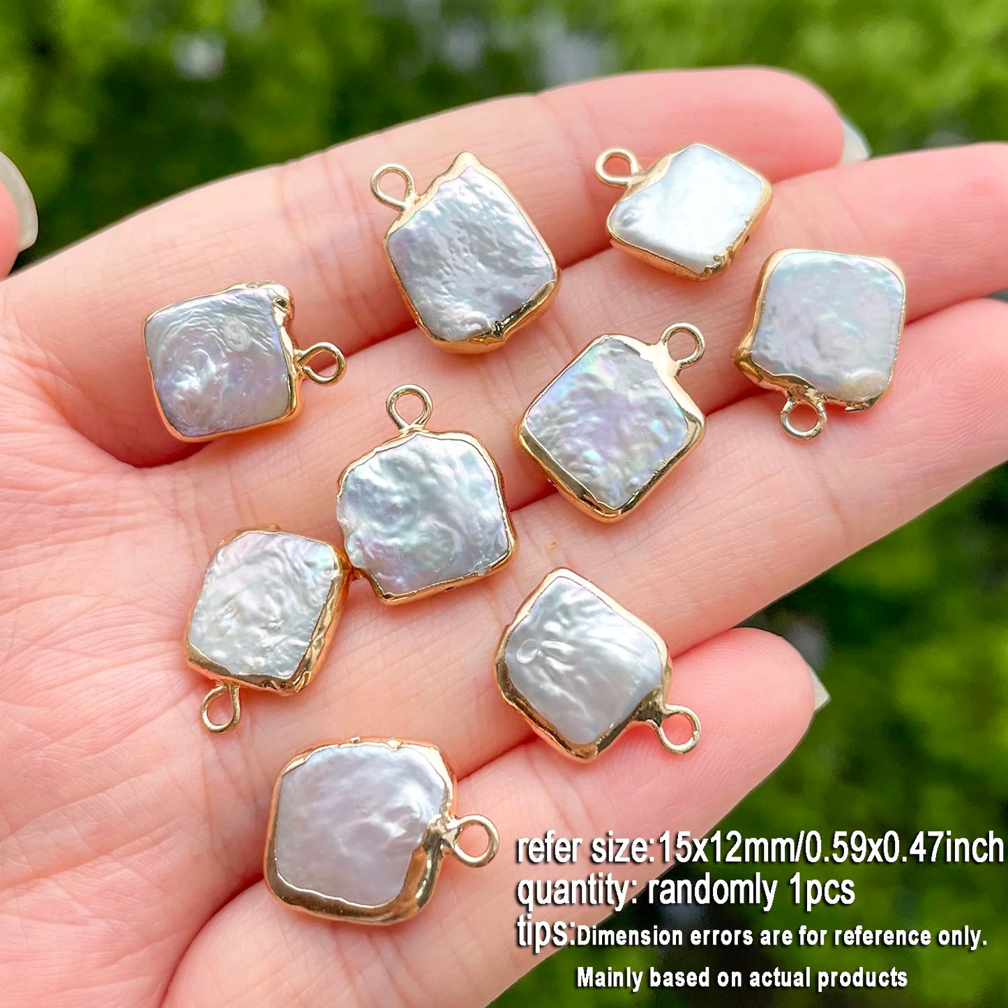 1 stücke Natürliche Süßwasser Perle Anhänger Exquisite Unregelmäßige Barock Geformt Für Schmuck Machen DIY Halskette Armband Zubehör