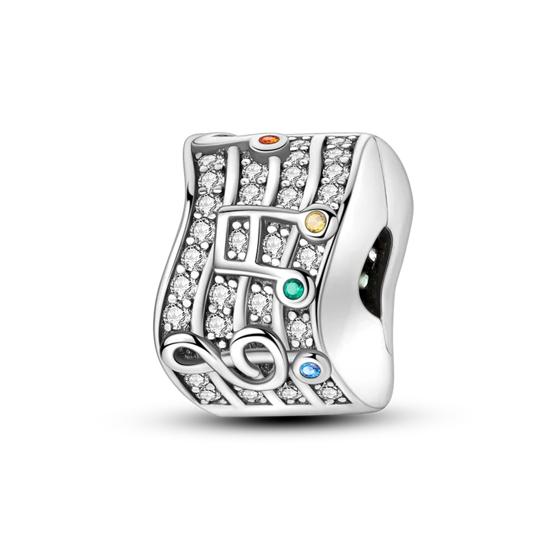 Silberverschluss, 925er-Sterlingsilber, CZ-Pflaster-Clip-Charms, Gänseblümchen-Perlen, Stopper, Sicherheitskette, passend für Original-Armreif, Schmuck-Clip