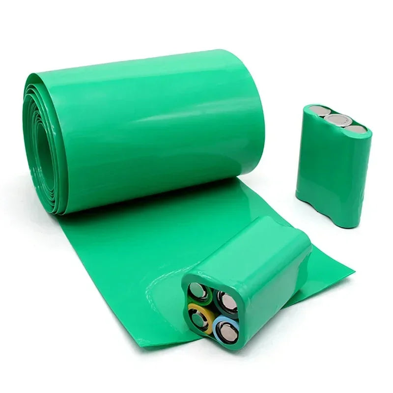1M PVC Bunter Schrumpfschlauch, Breite 7~103mm, für 18650 Lipo-Akkupacks, Isolierfolie, Lithium-Gehäuseschutz, Kabelummantelung