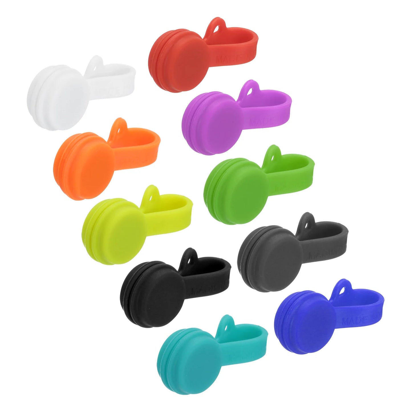 10 Stück Magnet kabel clips 2,8 Zoll x 0,6 Zoll Magnet kabel Organizer Kabelbinder wieder verwendbare Kabelbinder für das Küchen büro zu Hause