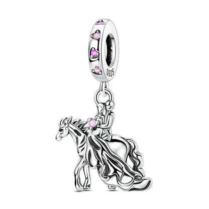 Charms aus 925er-Sterlingsilber, Flugzeug, Reisepass, Elefant, Perlenanhänger, passend für Original-Armbänder, für Frauen, Geburtstag, Modeschmuck, Geschenk