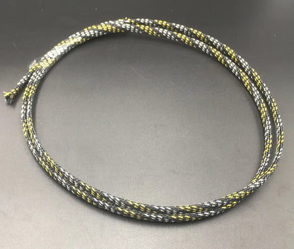 4mm Golden Clear Colorful High Density Mesh Guard RC Car Expandable Nylon Snakeskin Braid PET Protect Sheath Wire Cable Sleeve