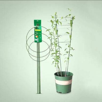 1/3/9 Stück/Set 3-Schichtige Pflanzenstütze Wachstumsstäbe Runde Pflanzenstützringe Kunststoff-Pflanzenkäfig-Holder Blumentopf-Kletterhilfe
