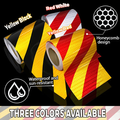 Twill Reflektierendes wasserdichtes Klebeband Linker oder rechter Reflektor Selbstklebender Sicherheitswarnaufkleber Auffälligkeit für LKW