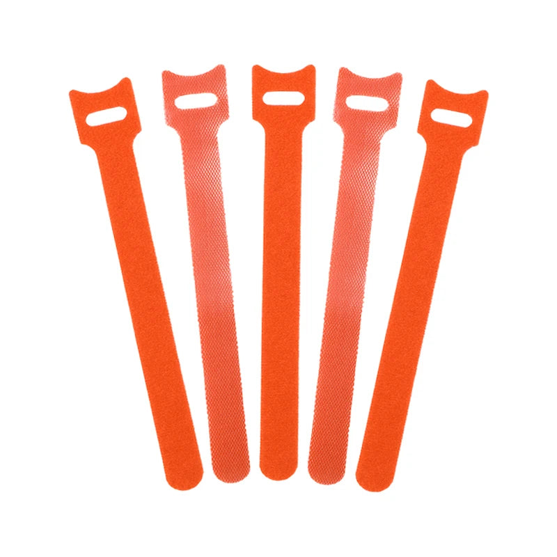 50 Stück lösbare Kabelbinder, farbige Nylon-Schlaufen und Klettverschluss-Bänder, Kabelbinder, Kabelorganisator, Mehrzweck-Bündelungsband