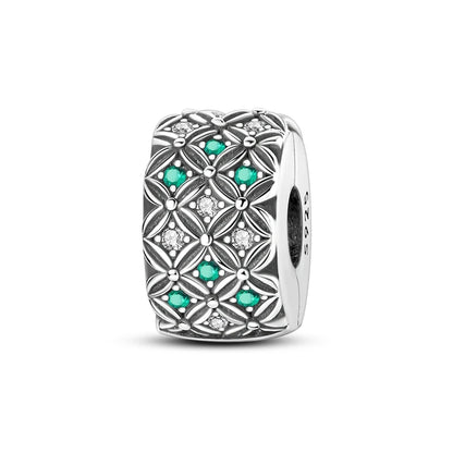 Neu im 925er-Sterlingsilber, grüne Charms, Perlen, Frosch, Kleeblatt, Schildkröte, Anhänger, Schmuck, passend für Original-925-Armbänder für Frauen, DIY-Geschenk