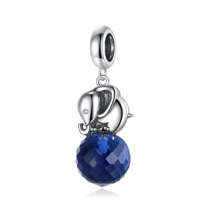 Vergnügungspark-Charm aus 925er-Sterlingsilber, Riesenrad, Achterbahn, Zirkus, Clown, Karussell, passend für DIY-Armbänder, Halsketten, Souvenir