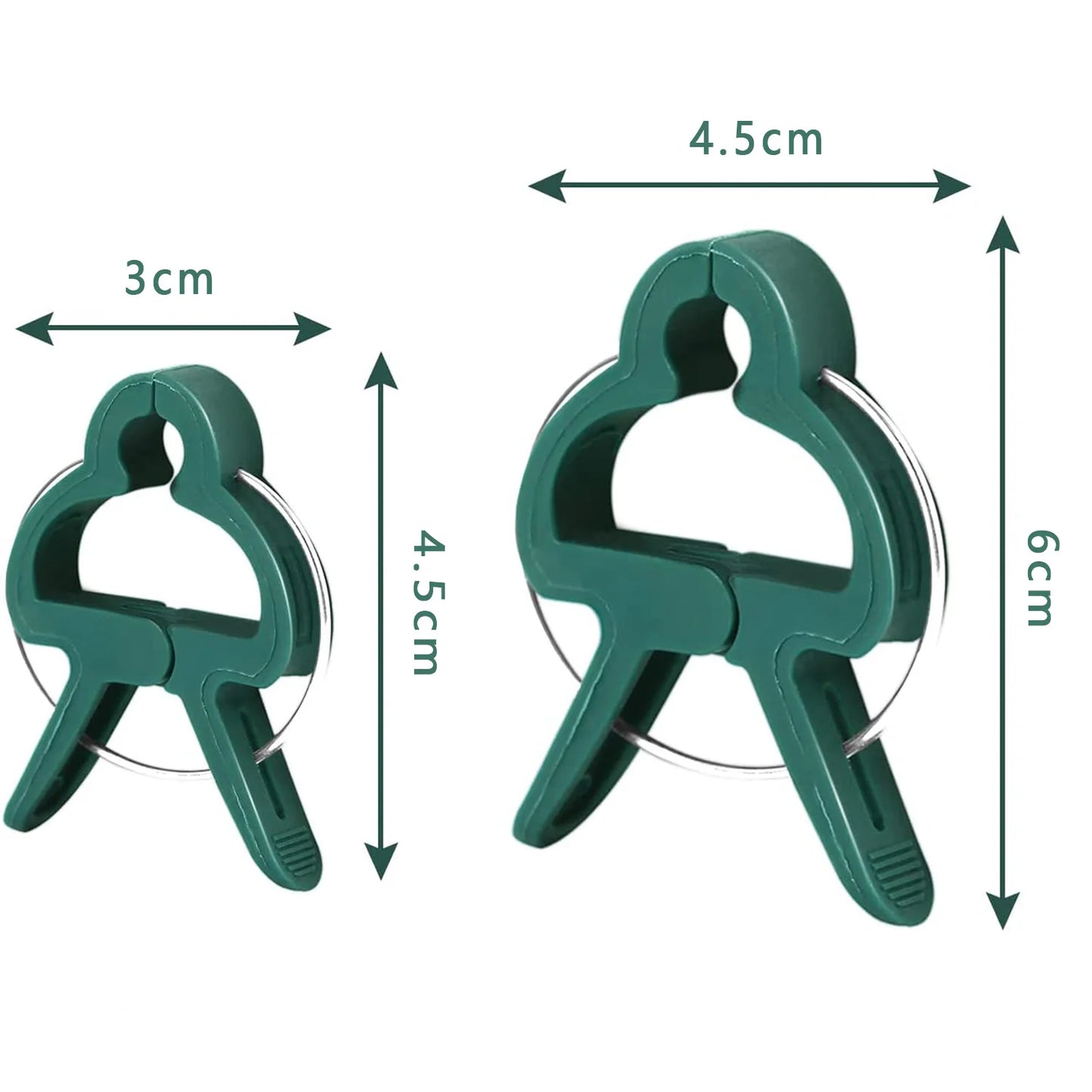 20-120 stücke Anlage Feste Clips Wiederverwendbare Garten Anlage Unterstützung Halterung Für Feste Pflanzen Reben Blume Sämling Stamm Garten Liefert