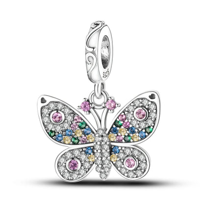 Heißer Verkauf 925 Silber Charms Perlen Schmetterling Serie Fit Original Armband Machen Edlen Schmuck Frauen DIY Geschenk