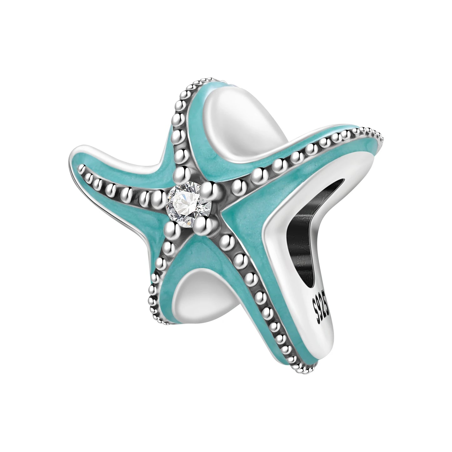 Ocean Series 925er Sterlingsilber, Wal, Schildkröte, kleiner Fisch, Qualle, Delfin, blauer Charm, passend für DIY-Armband, Halskette, Party-Schmuck