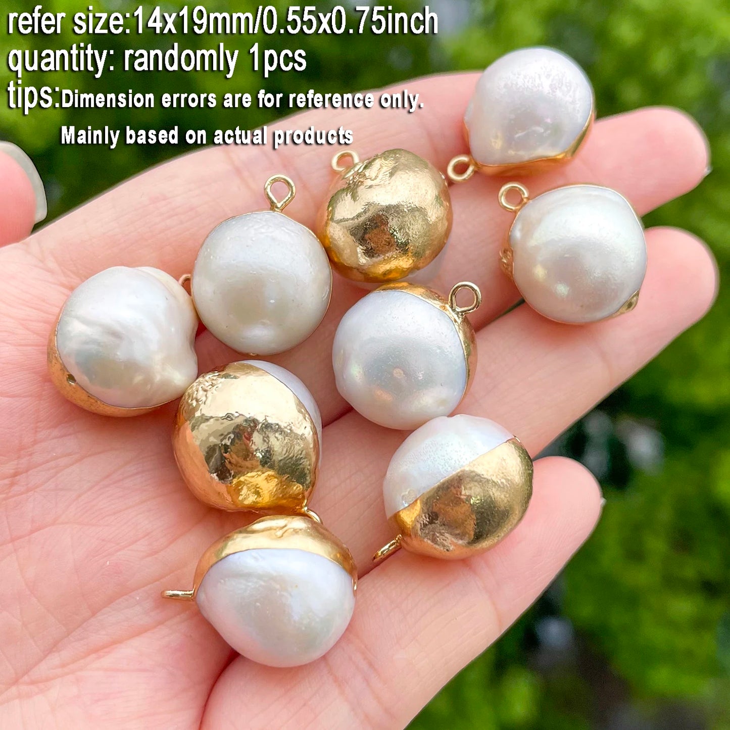 1 stücke Natürliche Süßwasser Perle Anhänger Exquisite Unregelmäßige Barock Geformt Für Schmuck Machen DIY Halskette Armband Zubehör
