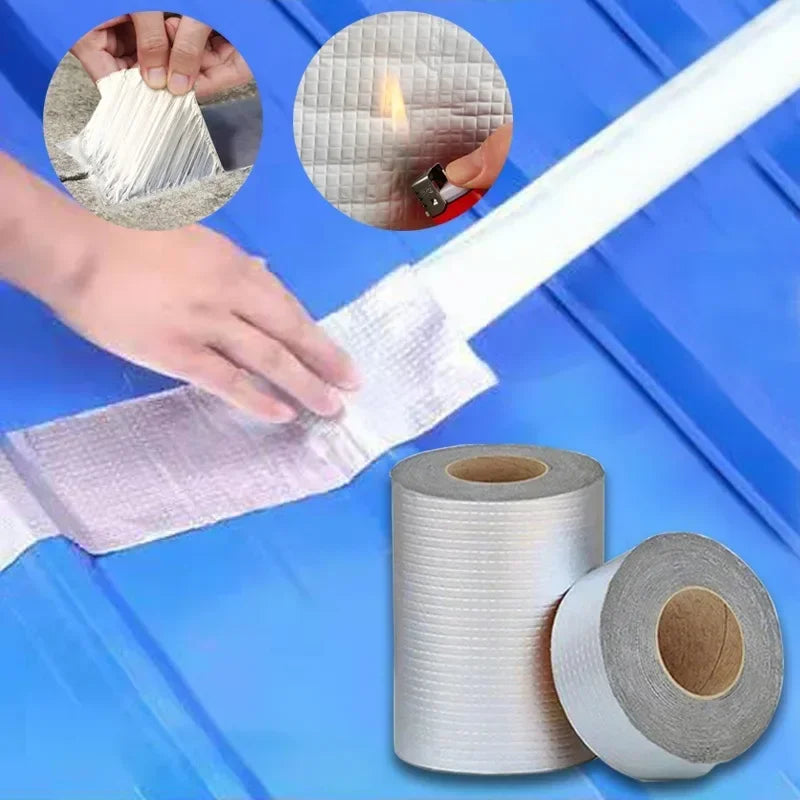 Wasserdichtes Klebeband, hohe Temperaturbeständigkeit, Aluminiumfolie, verdicktes Butylband, Wand, Pool, Dach, Riss, Kanal, Reparatur, versiegeltes Selbstband