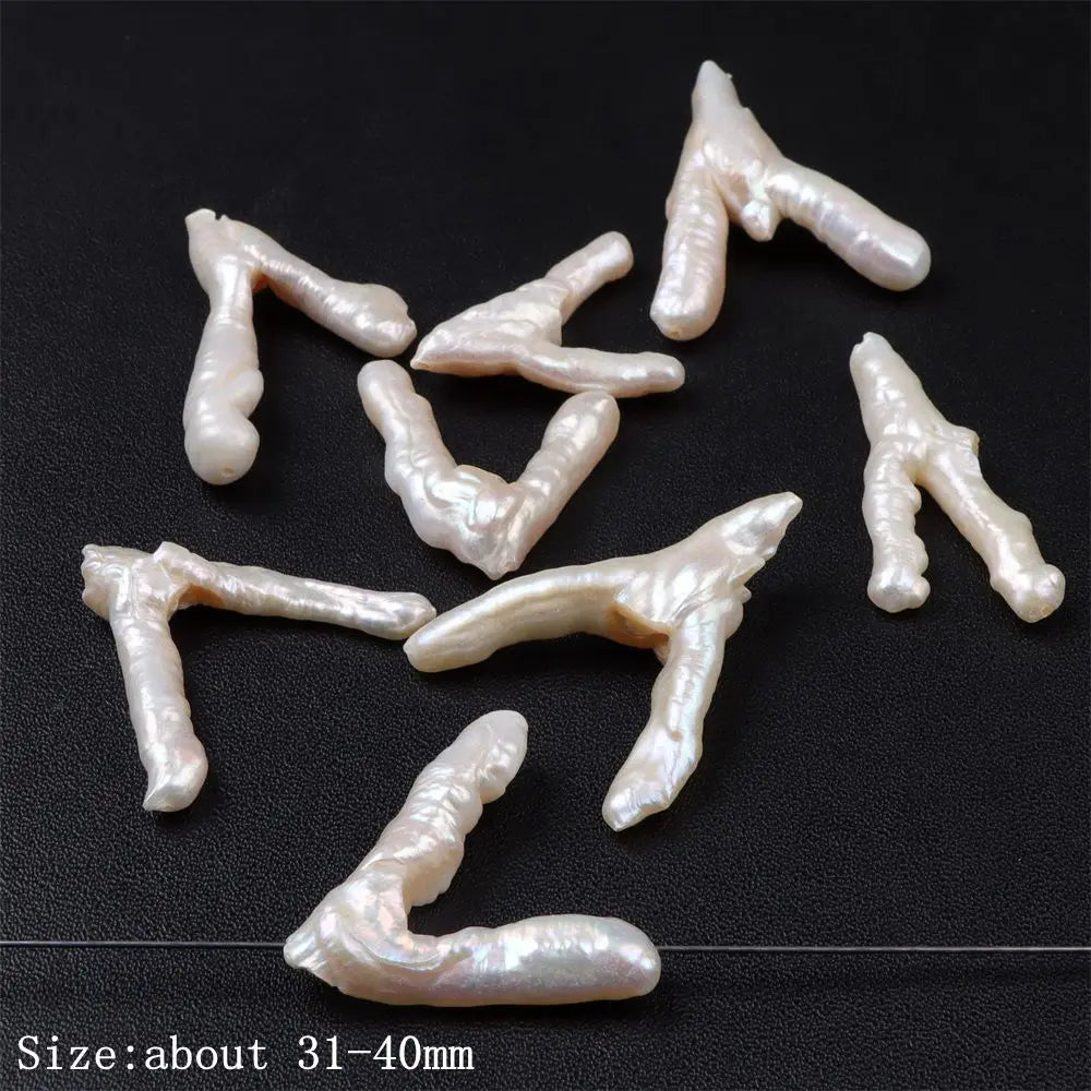 Unregelmäßige Natürliche Perle Perlen Charms Kreuz Runde Barocke Perle Lose Perlen Für Schmuck Machen DIY Anhänger Armband Ohrringe