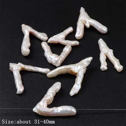 Unregelmäßige Natürliche Perle Perlen Charms Kreuz Runde Barocke Perle Lose Perlen Für Schmuck Machen DIY Anhänger Armband Ohrringe