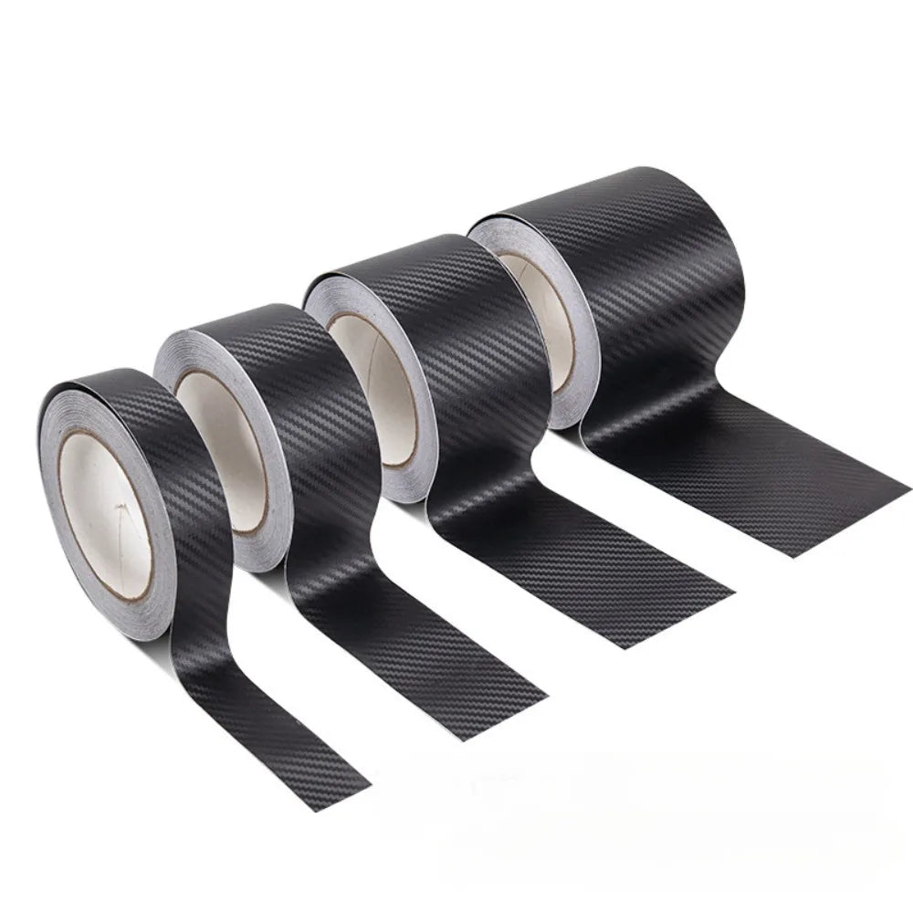 Nano Carbon Faser Auto Körper Film DIY Paste Schutz Streifen Auto Tür Sill Wasserdichte Schutz Film Seite Spiegel Anti Scratch Band