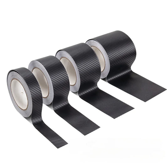 Nano Carbon Faser Auto Körper Film DIY Paste Schutz Streifen Auto Tür Sill Wasserdichte Schutz Film Seite Spiegel Anti Scratch Band