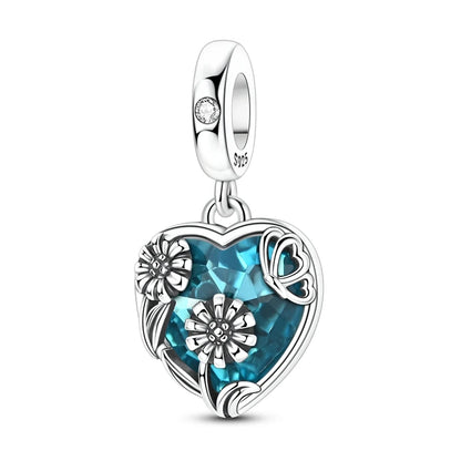 Teufelsaugen-Charm aus 925er Silber, Original-Hand der Fatima, blauer Zirkon, Kreuz, blaue Augen, passend für Armbänder, DIY-Herstellung von Schmuck, Geschenk