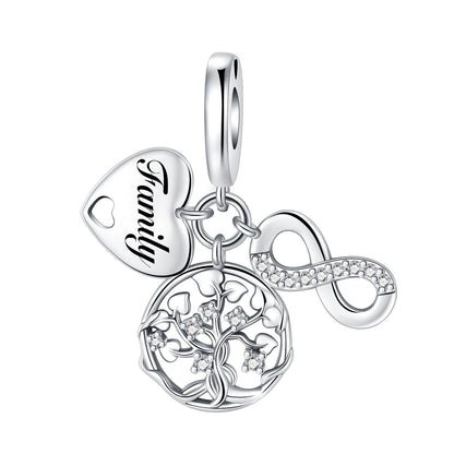 925 Sterling Silber Familie Schmetterling Flugzeug baumeln Perlen passen original Pandora Charms Armbänder DIY Perle Frauen Schmuck herstellung