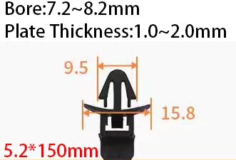Schwarz weiß Reiß verschluss Nylon Kunststoff Loop Lock befestigen Riemen Wrap Organizer Pfeil Auto Auto geflügelt Push Mount Reiß verschluss Kabelbinder