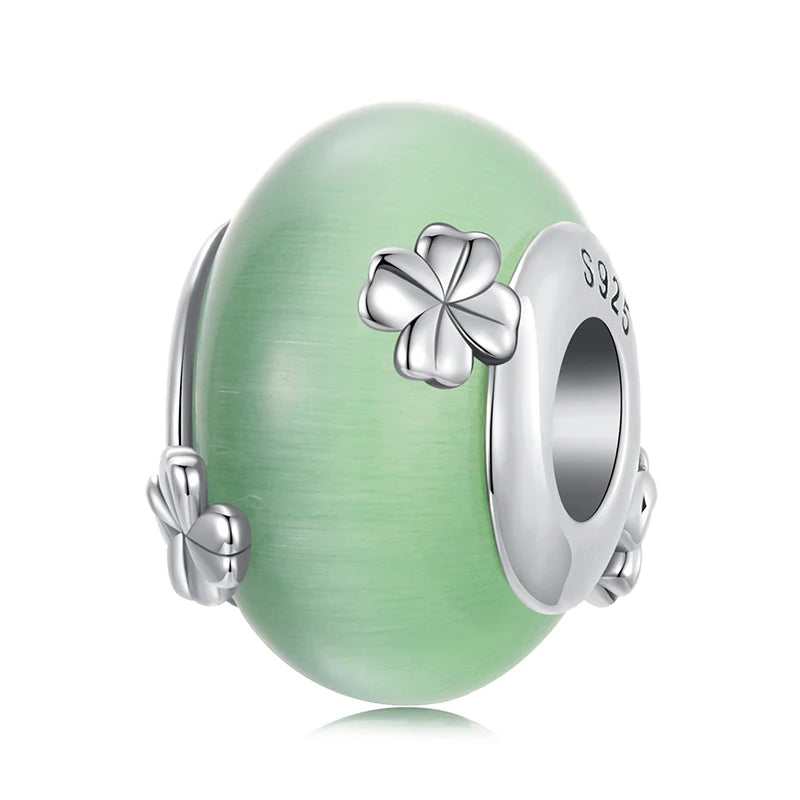 WOSTU Mode Frühjahr Serie Charms Perlen Echt 925 Sterling Silber Blume Vogel Pendent Fit Original-DIY Armband Halskette Schmuck