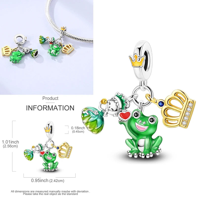 Charms aus 925er-Sterlingsilber, bunt, Sonnenblume, Hund, Jungen, Geschenkartikel, Schmetterling, Flugzeug, Erde, passend für Original-Anhänger, Schmuck, Make-up