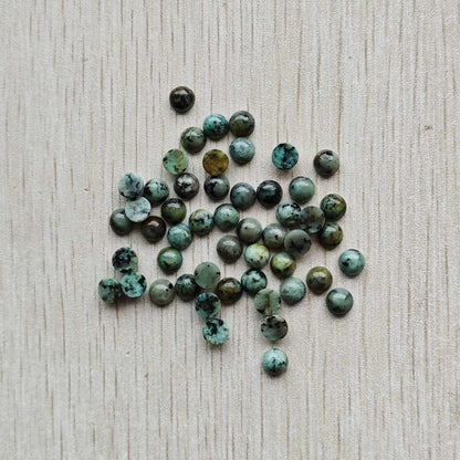 Großhandel 100 Stück Mode gute Qualität Naturstein runde Cab Cabochon Perlen 6mm für Schmuck Zubehör Herstellung