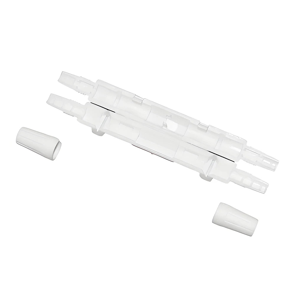 50 Stück Glasfaser-Schutzboxen, kleine runde Schrumpfschläuche zum Schutz von Glasfaser-Spleißplatten
