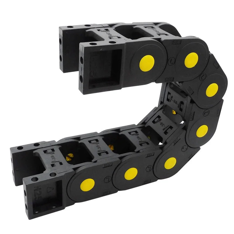 Offene Schlepp ketten brücke 30x38mm 30x50mm 30x57 30x77 30x103 geschlossene Kabel kette Schlepp draht träger verbesserte Übertragung