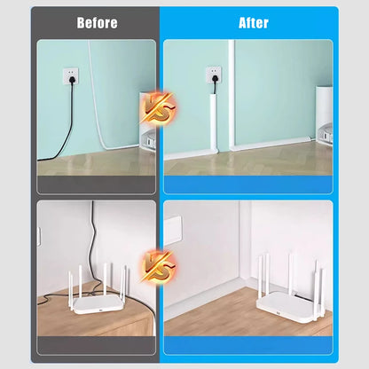 50/100 cm V-Typ-Drahtschnüre, Kabelversteck, TV-Kabelmanagement-Abdeckung, Verkabelungskanal, PVC-Wand, Eckkanal, Kabelhülsenhalter