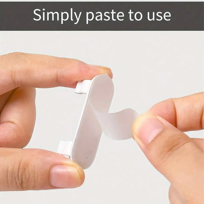 10-100pcs Wire Fixers, Cable Management Clip Punch Free Wire Clips, Self-adhesive Cable Organizers For Wall Wiring