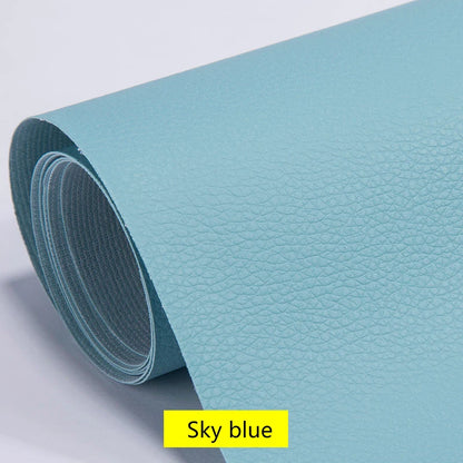 100x137cm selbst klebendes Leder Reparatur band DIY schwarz selbst klebendes Leder Reparatur band für Sofa Reparatur Patches klebrig