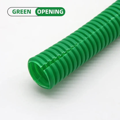 1/5/10M PP-isoliertes Wellrohr, ID7,5 mm ~ 34,5 mm, offenes Gewinde, schützende Drahtabdeckung, Wickelkabelmantel, flexibler geteilter Webstuhl