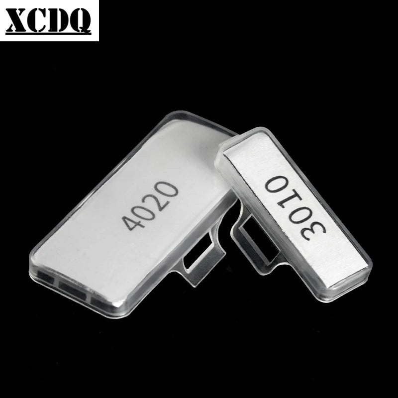 50 stücke Kabel Label Tag Box Transparent Kunststoff Kabelbinder Marker Tag Draht Zeichen Name Halter Display Identifikation Dichtung Fall LMC