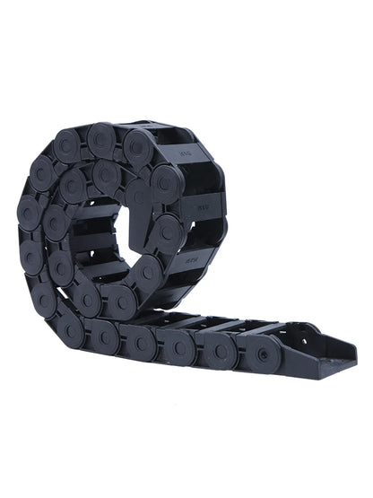 1M 5*5mm Nylon Maschine Schleppleine Kabel Kette für CNC Router Nicht-öffnung Halbgeschlossene geschlossene Schleppkette Silent Bridge