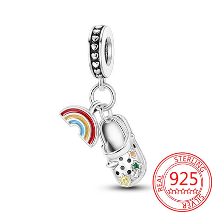 Neue Kollektion aus 925er-Sterlingsilber, Winterserie, Skaten, Schlittschuh-Charm, passend für DlY-Armbänder, Halsketten, Schmuck, feine Geschenke