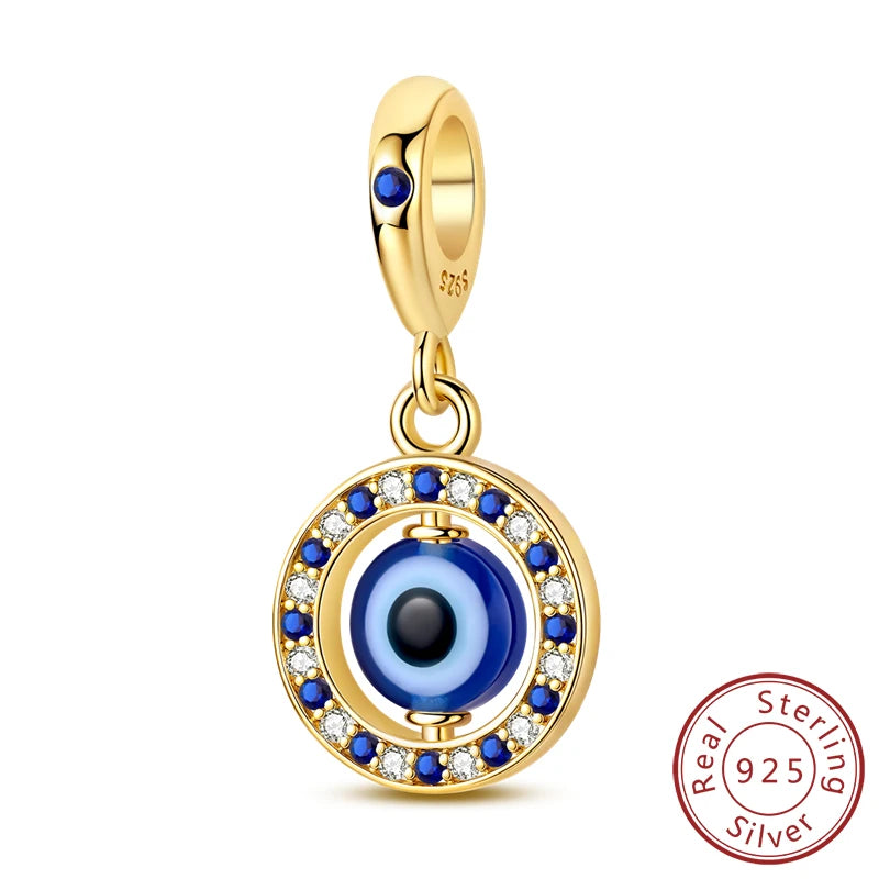 Original-Charm-Perlen aus 925er-Sterlingsilber, leuchtender, leuchtender Glühwürmchen-Schmetterlings-Anhänger für Armband-Charm-Schmuck