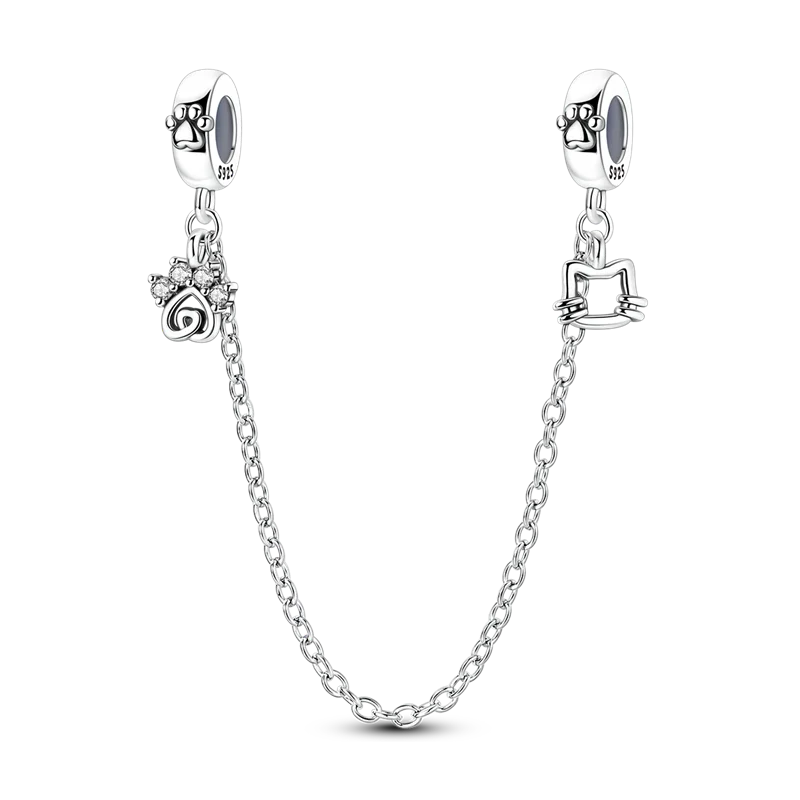 Sicherheitskette Libelle Schmetterling 925er Sterlingsilber Original Marienkäfer Kolibri Charm DIY Schmuckherstellung für Armband Armreif