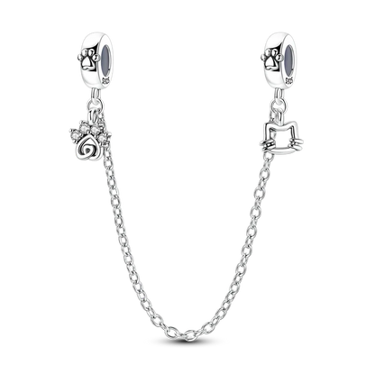 Sicherheitskette Libelle Schmetterling 925er Sterlingsilber Original Marienkäfer Kolibri Charm DIY Schmuckherstellung für Armband Armreif